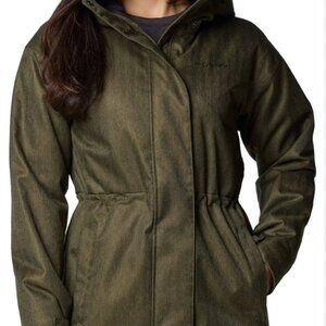 Columbia Women's Portland Point Parka in Stone Green NWT